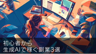 【AI副業】初心者から生成AIでチャレンジする副業3選【2024年版】